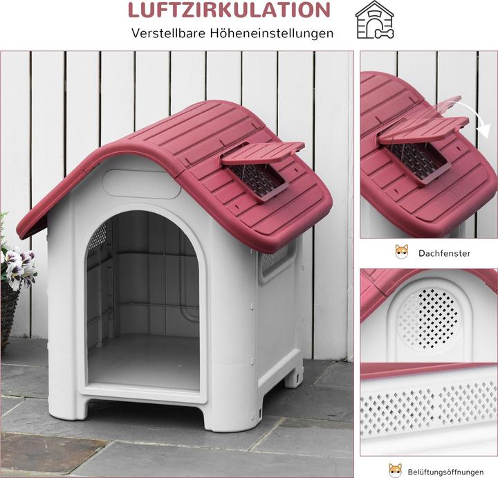 Produktbild PawHut Hundehütte (Hundehütte)