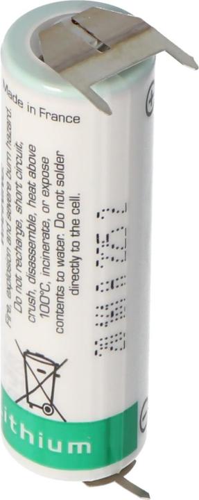 Produktbild Saft LS14500 AA, LS14500 LiSOCl2 1er Print - / 2er Print + (1 Stk., AA, 2600 mAh)