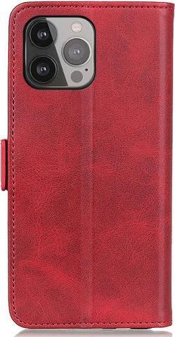 Produktbild Cover-Discount iPhone 13 Pro Max - Vintage Flip Case Hülle rot (Apple iPhone 13 Pro Max)