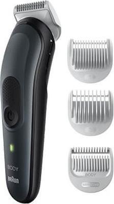 Immagine prodotto Braun Body Groomer BG3340 Senza filo e con cavo, Autonomia (max) 80 min, NiMH, Nero/Grigio