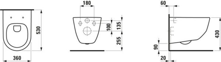 Actual product image Laufen WC seat