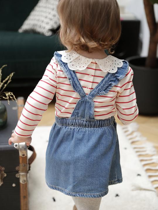 Image du produit Vertbaudet Baby Jeans-Latzkleid Oeko-Tex (92)