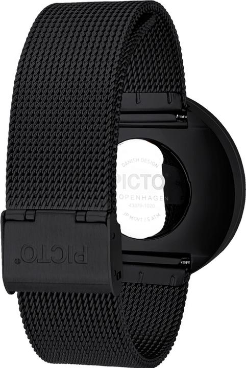Produktbild Picto 43379-1020 Unisex Uhr Black and White 40mm 5ATM (Analoguhr, 40 mm)