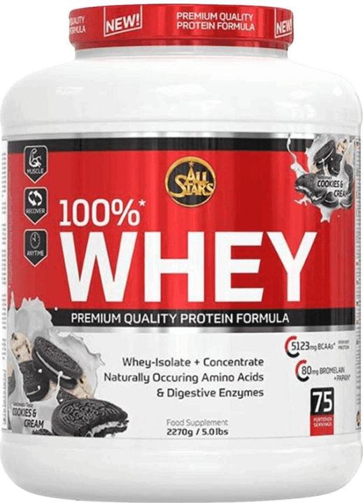 Immagine prodotto All Stars 100% proteine del siero di latte (Vaniglia, 1 pz., 2270 g)