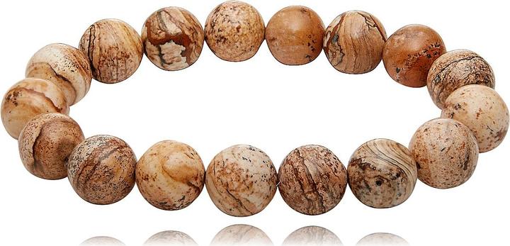 Actual product image Leyda Landscape Jasper Bracelet (Coloured stone)