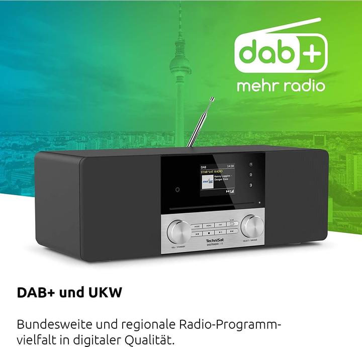 Produktbild TechniSat DigitRadio 3 IR (FM, DAB+, Internetradio, Bluetooth, WLAN)