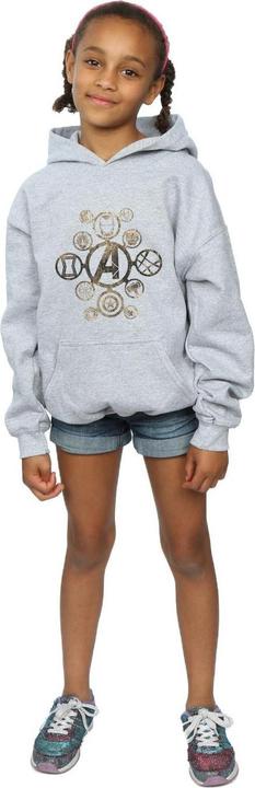 Image du produit - Sweat à capuche AVENGERS INFINITY WAR ICONS - Fille (152, 158)
