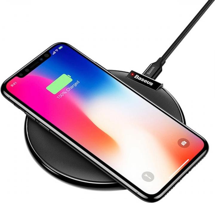 Actual product image Baseus Qi Wireless Charger Leather
