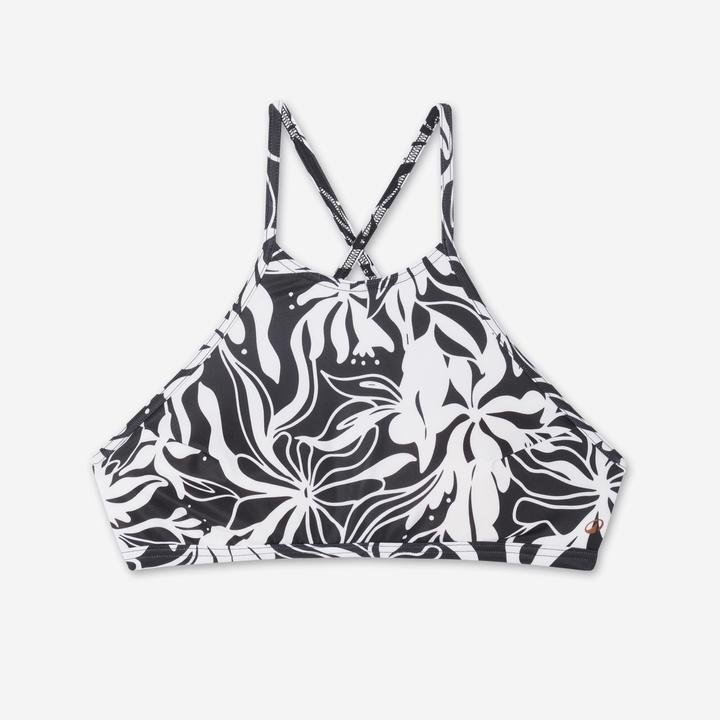 Actual product image Olaian Bikini-Oberteil Damen Bustier Andrea schwarz/weiss (80 C)