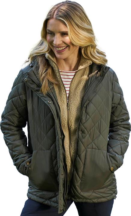Actual product image Mountain Warehouse Womens/Ladies Nebraskan Borg 3 in 1 Padded Jacket (38 D)