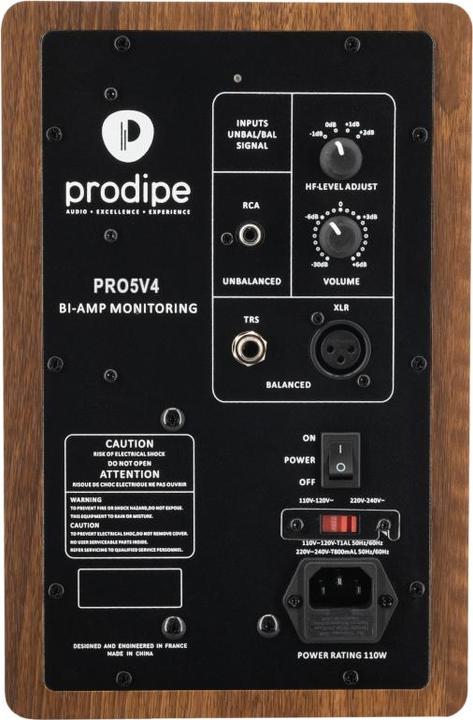 Image du produit Prodipe Studiomonitor Pro5 V4 WW (Actif, Couples)