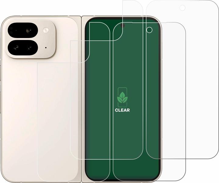 Immagine prodotto ScreenLeaf Pellicola protettiva sostenibile Pellicola protettiva dello schermo chiara trasparente (2 Pezzo/i, Google Pixel 9 Pro Fold)