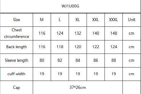 Actual product image Haushalt Rain Coat Pu Long Wj1u00g Size Xxxl (3XL)
