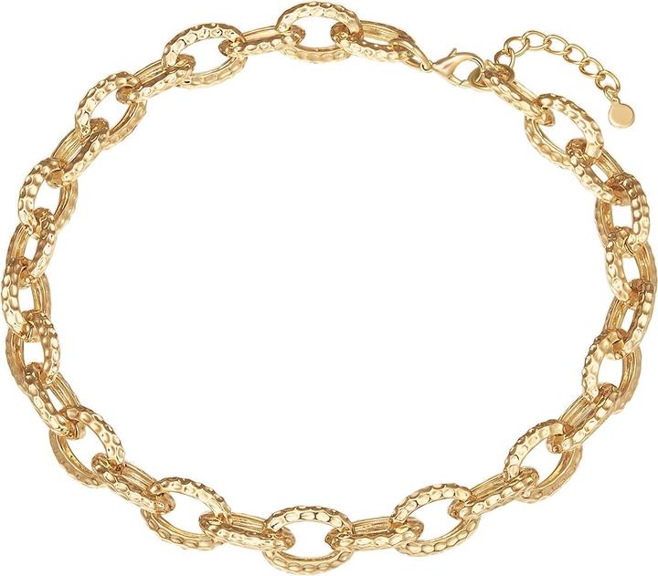Produktbild Lulu & Jane Damen Metall-Legierung gelbgold 43,0 cm Basiskette + 5,0 cm Verlängerung - 29617 (Metall-Legierung, 43 - 48 cm)