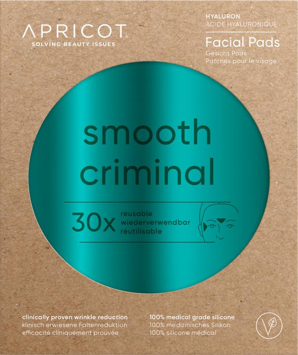 Actual product image Apricot Reusable Anti-Wrinkle Facial Pads with Hyaluron