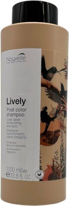 Produktbild Nouvelle Lively Post Color Shampoo 1000 ml (1000 ml, Flüssiges Shampoo)