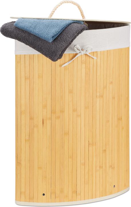 Relaxdays Eckwäschekorb (60 l)
