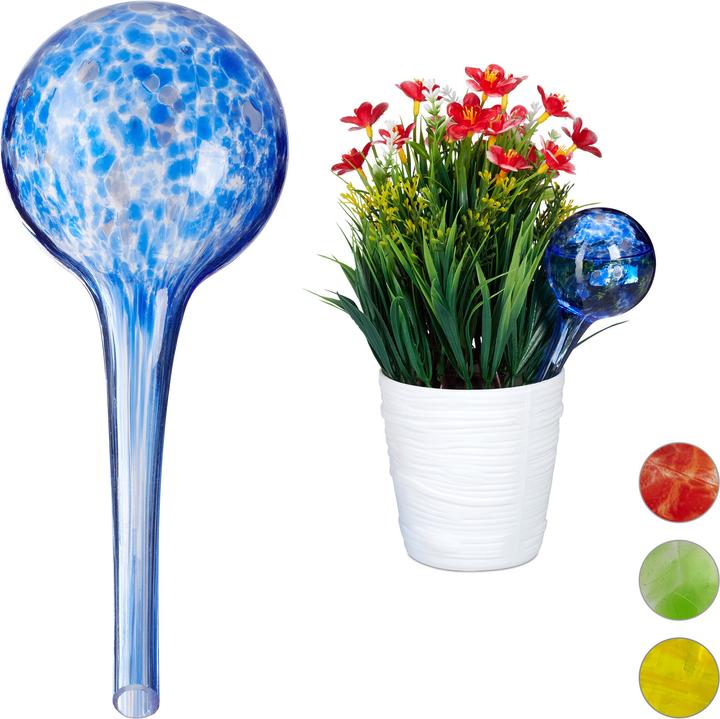 Image du produit Relaxdays Globe d'arrosage lot de 2, couleur (Boules d'arrosage)