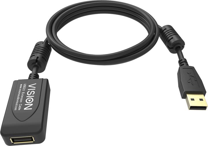Actual product image Vision Professional USB extension cable (5 m, USB 2.0)