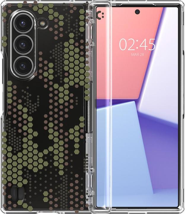Actual product image Spigen Ultra Hybrid Pro Galaxy Z Fold 6 Case Digital Camo (Samsung Galaxy Z Fold6)