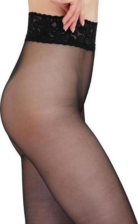 Actual product image Giulia Impresso 20 tights, colour black, size 44-46 (20 DEN, 44 - 46)