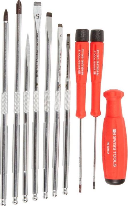 Image du produit PB Swiss Tools Pb 8218 (Recouvrement cruciforme Phillipps (PH), Cruciforme PZ, Vis fendues)