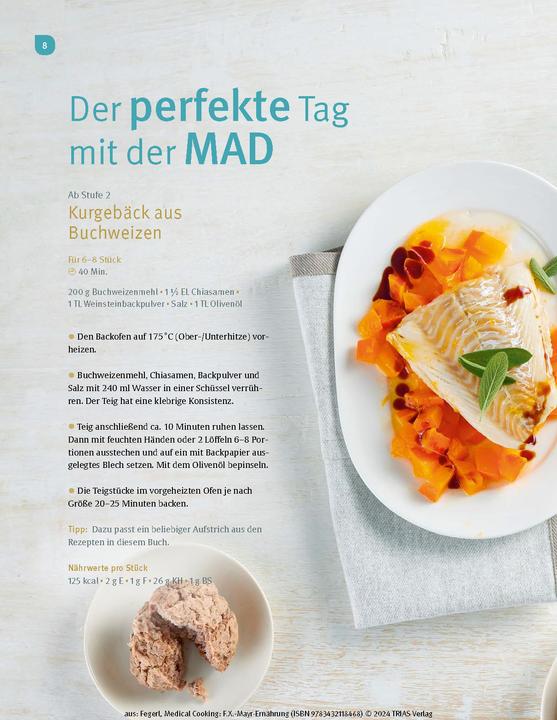 Image du produit Medical Cooking: F.X. Mayr-Ernährung (Allemand, Sepp Fegerl, Philipp Buttinger, 2024)