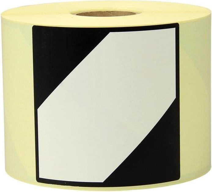 Produktbild Transpak Etiketten Masse 100x100mm Papier weiss Aufdruck LQ