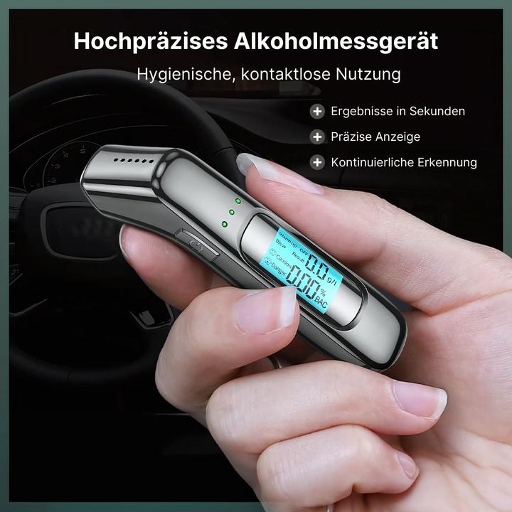 Actual product image Hermex Breathalyser digital LCD rapid test