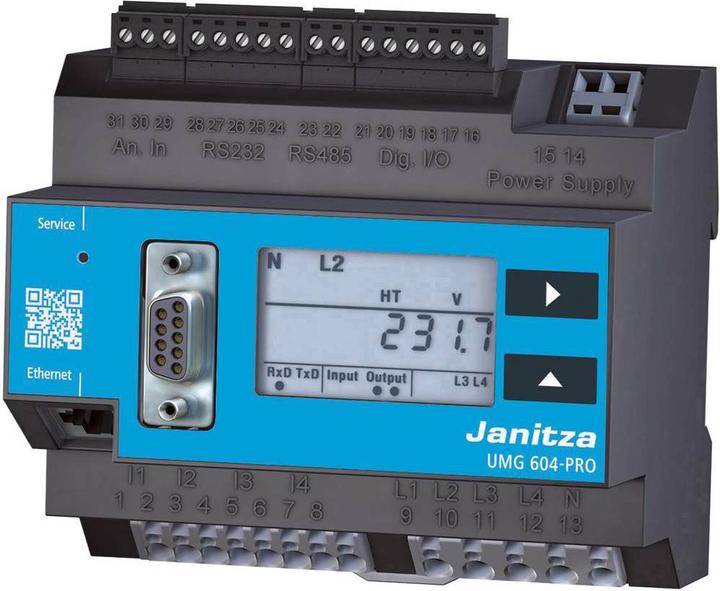 Produktbild Janitza Spannungsqualitäts Analysator UMG 604 PRO
