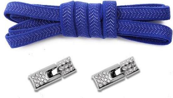 MU Classic Elastic Bling Series 1 Paar Elastische Schnürsenkel ohne zu Binden