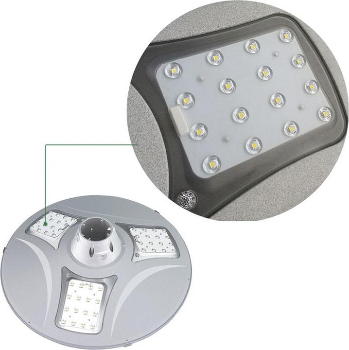 Actual product image Powerneed SLL12 Outdoor Lighting Outdoor Base/Post Lighting Non-Replaceable Bulb(s) LED (2000 lm, IP65)
