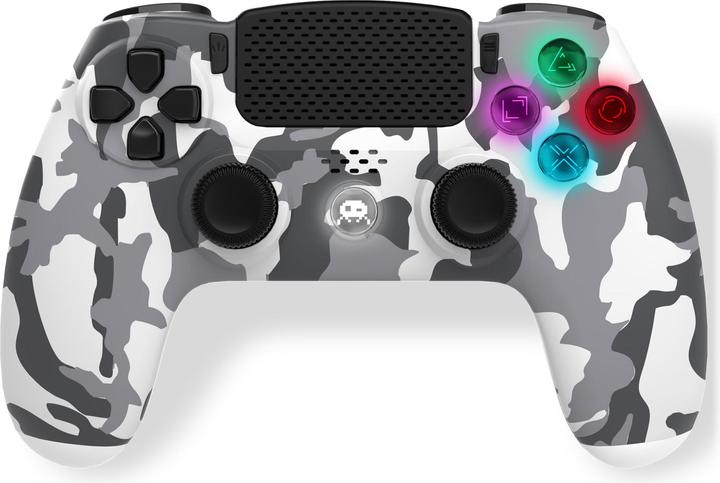 Produktbild Trade Invaders Wireless Controller for PS4 with 3,5mm jack slot - LED-White Camo (PS4)