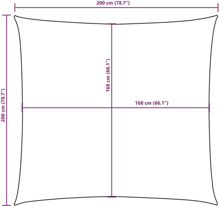 Produktbild VidaXL Sonnensegel (200 x 200 cm)