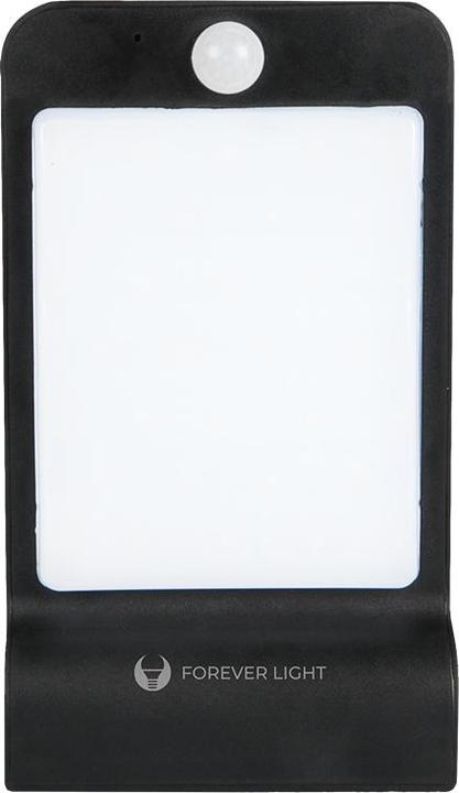Actual product image Forever Light SUNARI Solar Lamp LED FLS-11 32*SMD PIR 5W 250lm 4500K 1200mAh Li-ion Black (250 lm)