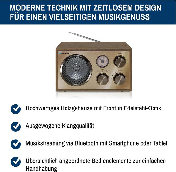 Image du produit Blaupunkt Rxn 180 (FM, Bluetooth)