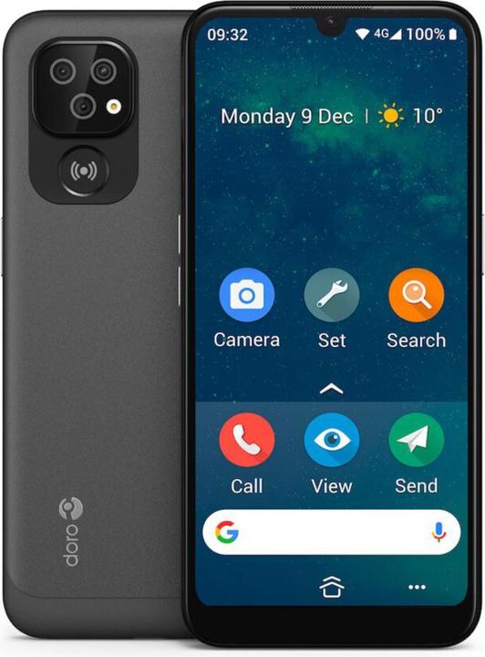 Image du produit Doro 8100 Plus sans alimentation (32 Go, Noir, 6.10", SIM simple, 17 Mpx, 4G)