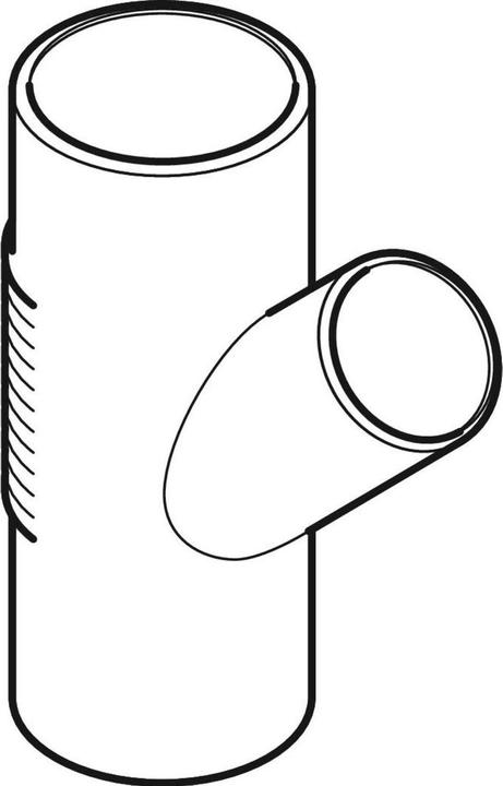 Actual product image Geberit Silent-db20 branch 45° d110/110