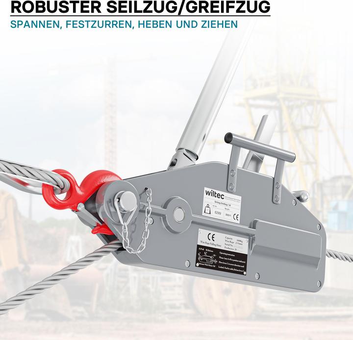Image du produit Wiltec Treuil à câble