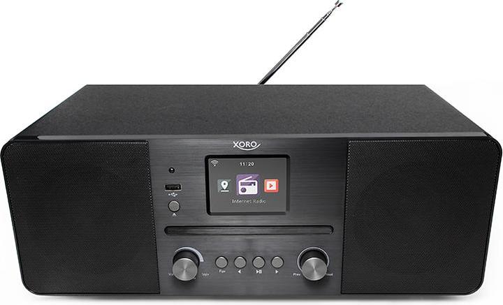 Image du produit Xoro HMT 620 Radio Internet stéréo tout-en-un noire (FM, DAB+ DAB, Bluetooth, WiFi)