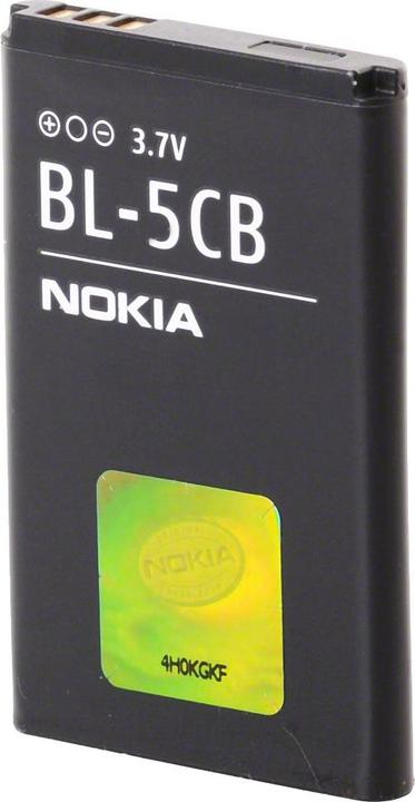 Actual product image Nokia BL-5CB Battery for mobile phone Li-Ion 800 mAh (Rechargeable battery, Nokia 105)