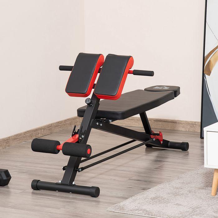 Immagine prodotto Swisshandel24 Panca pesi Panca fitness Panca inclinata Allenatore addominale multifunzione Acciaio regolabile