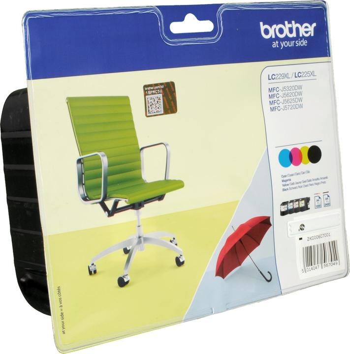 Produktbild Brother LC-229XLVALBP Multipack (M, BK, C, Y)