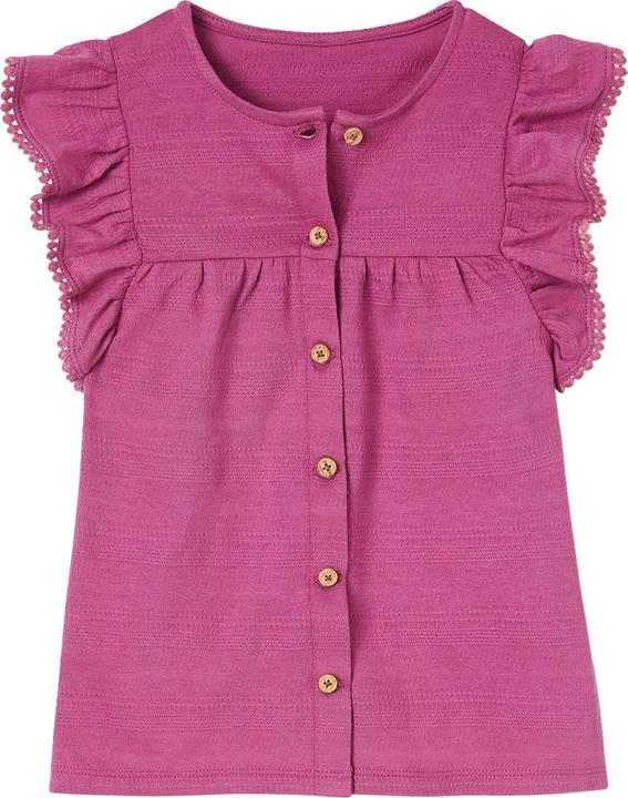 Produktbild Vertbaudet Mädchen-Set: Volant-Top & Shorts (158)