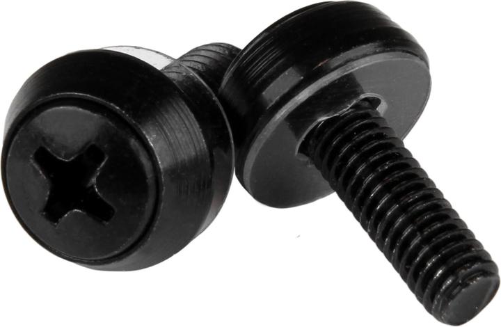 StarTech M5 x 12mm - Viti di montaggio - Confezione da 50 - Nero - Viti M5 per rack di server