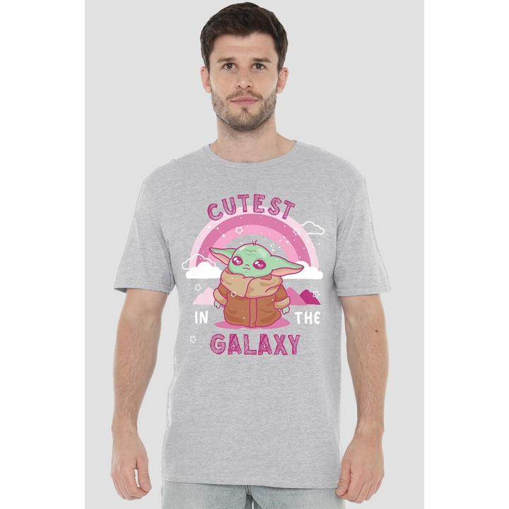 Actual product image Star Wars Mens Cutest In The Galaxy Grogu T-Shirt (XL)