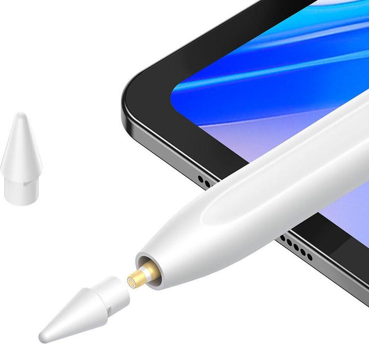 Actual product image Baseus Active stylus Smooth Writing Series with wireless charging (White)