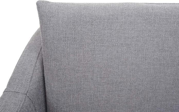 Image du produit Mendler Fauteuil lounge, fauteuil cocktail fauteuil relax - tissu/textile gris clair