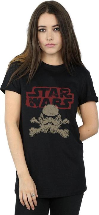 Immagine prodotto Star Wars Stormtrooper Skull Logo Maglietta Ampia Donna (XL)