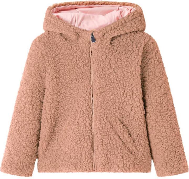 Image du produit VidaXL Veste à capuche enfant en fausse fourrure Teddy Cognac clair (128)
